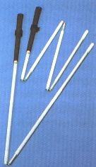 esempi di bastoni bianchi per ciechi - informazione commerciale tratta da RNIB