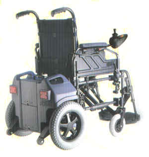esempio di carrozzina elettrica - informazione commerciale trata da Sunrise Medical