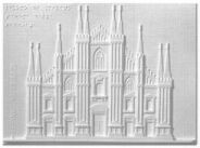 esempio di tavola tattile per lo studio della storia dell'arte