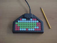 esempio di tastiera ridotta